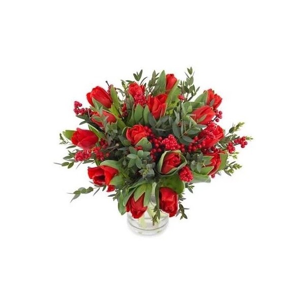 Bukiet „Ogniste tulipany”
